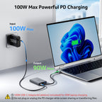 Acer 4-in-1 USB C Hub | Type C to Dual HDMI Adapter 4K@60Hz