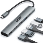 Acer 5-in-1 USB-C Hub | 4K HDMI Adapter with 3 USB-A Ports , 100W PD Charging